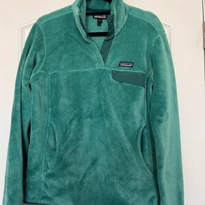Patagonia Women's Mi tu Green Re-Tool Snap-T® Pullover Size Large